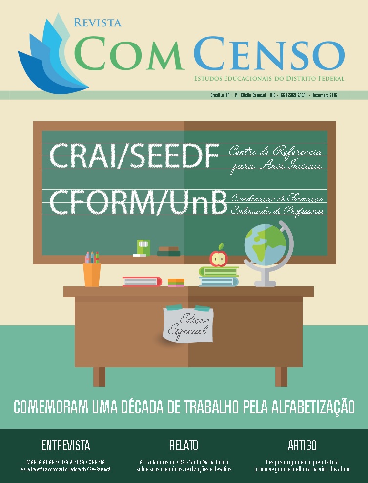 					Visualizar v. 2 n. 2 (2015): Revista Com Censo: Estudos Educacionais do Distrito Federal (RCC#3)
				